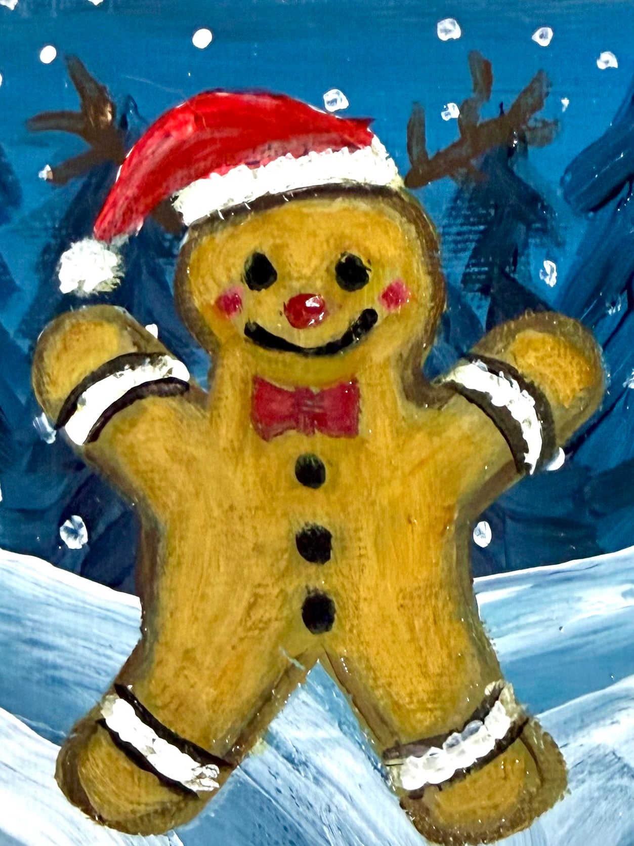 Gingerbread print 4x6