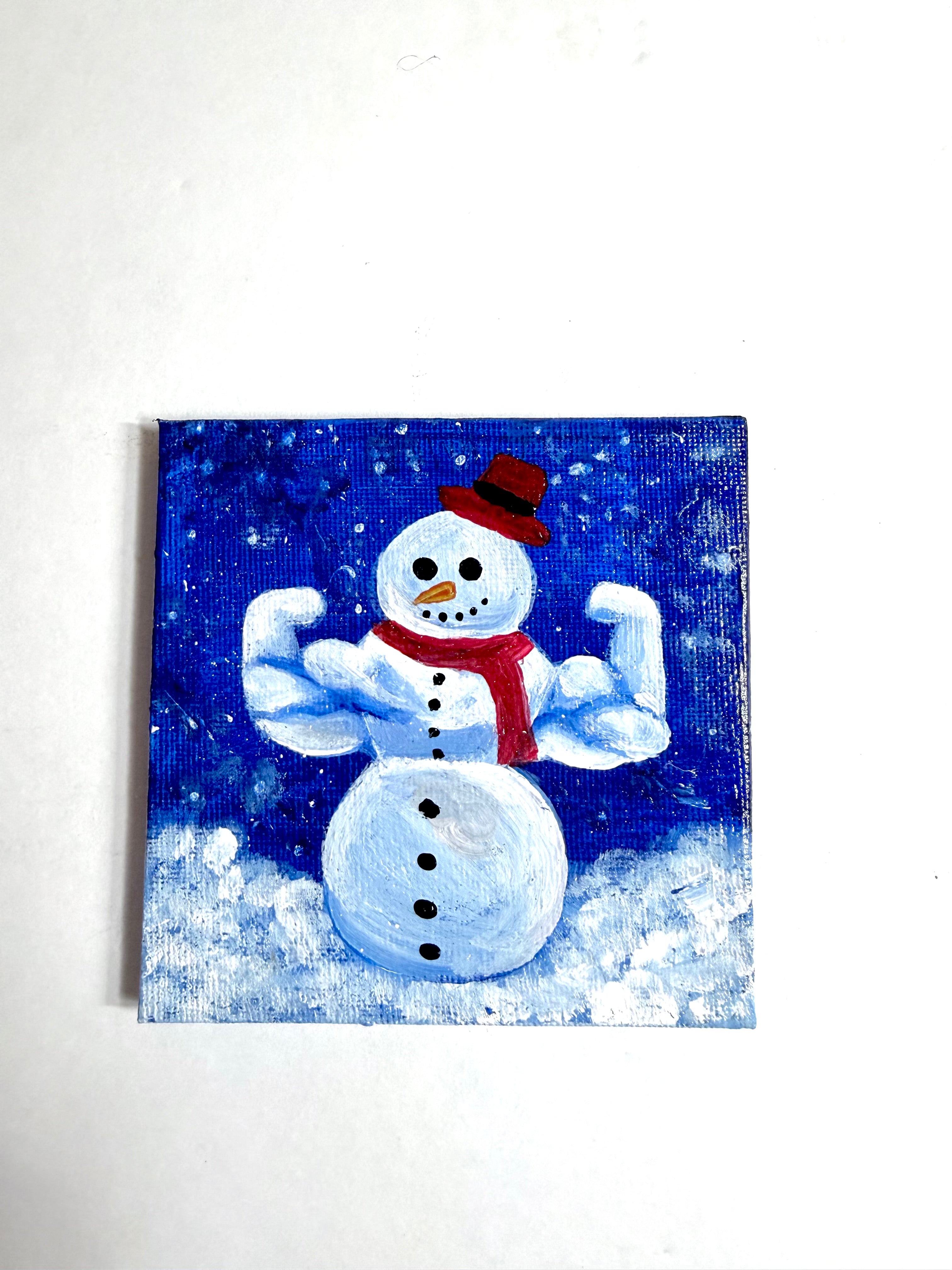 Mini Swole man canvas