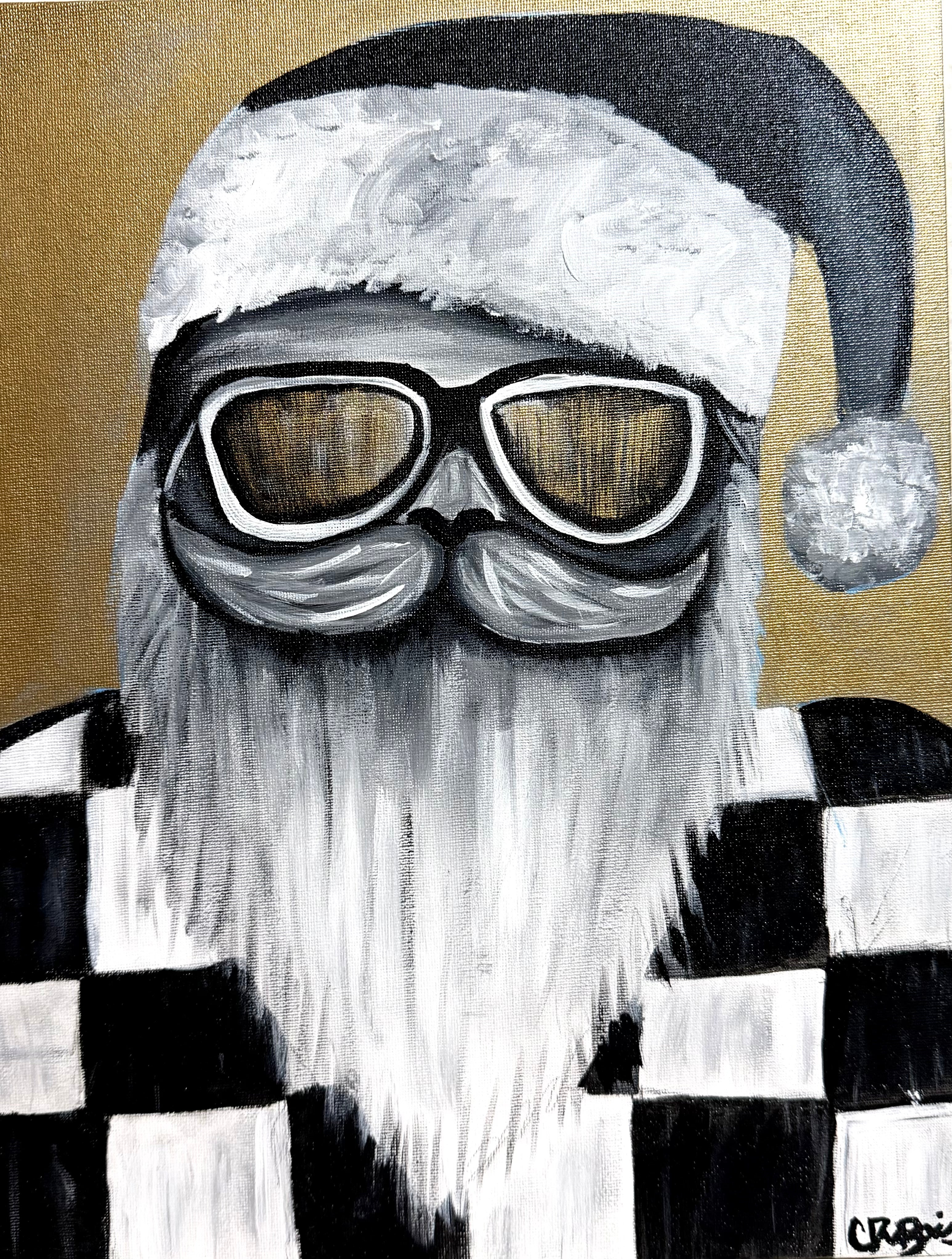 Old school Santa print 4x6
