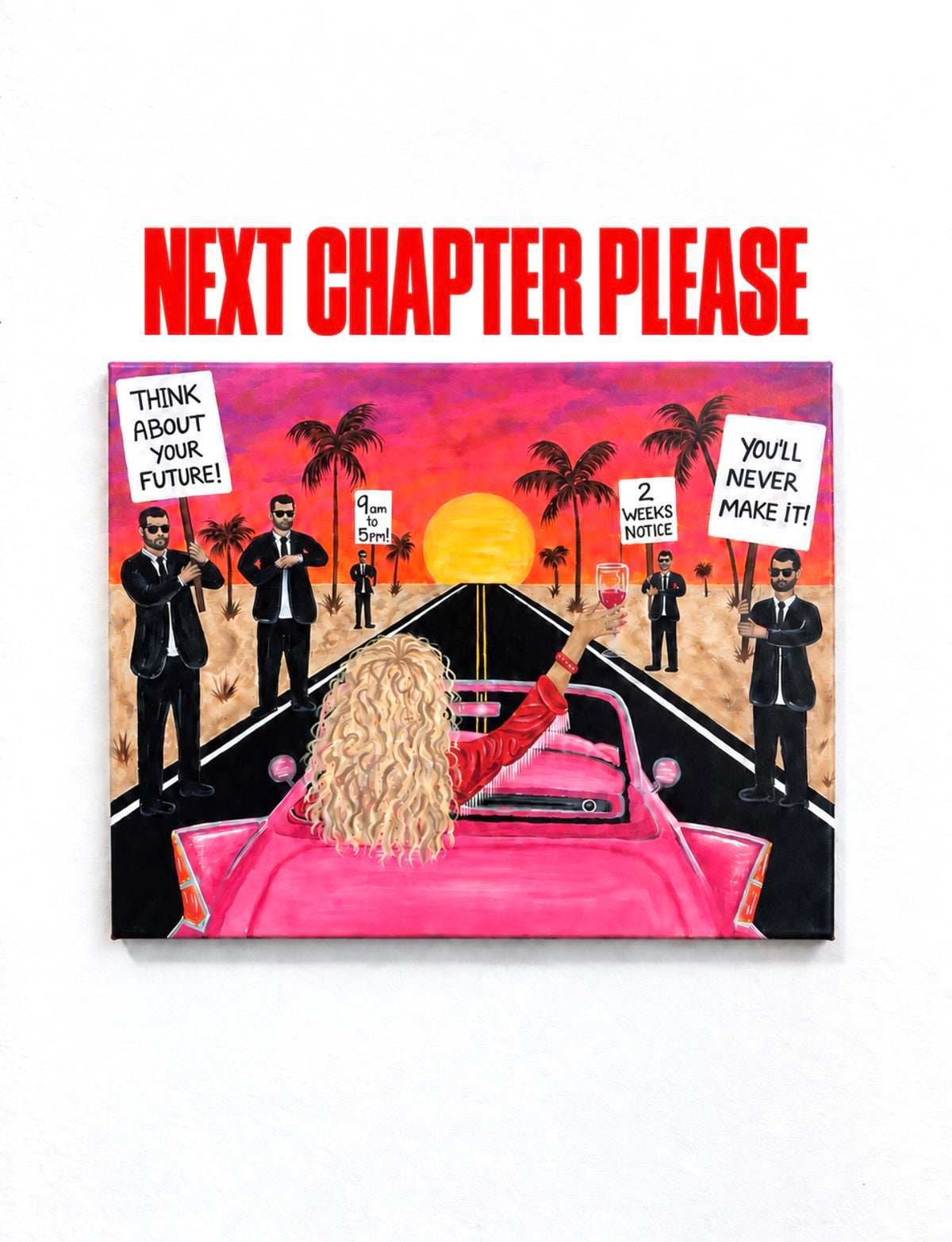 ‘Next Chapter Please’ Original Painting