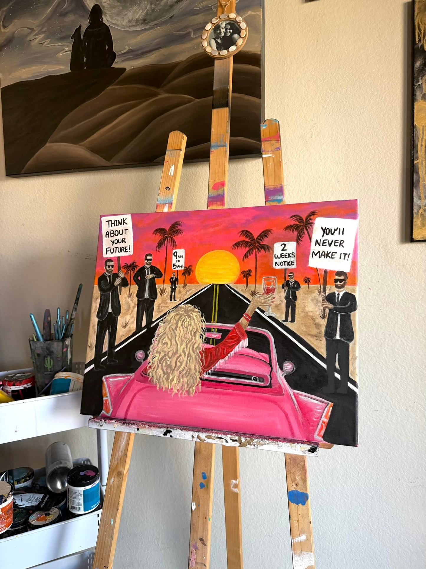 “9 to 5” Original painting